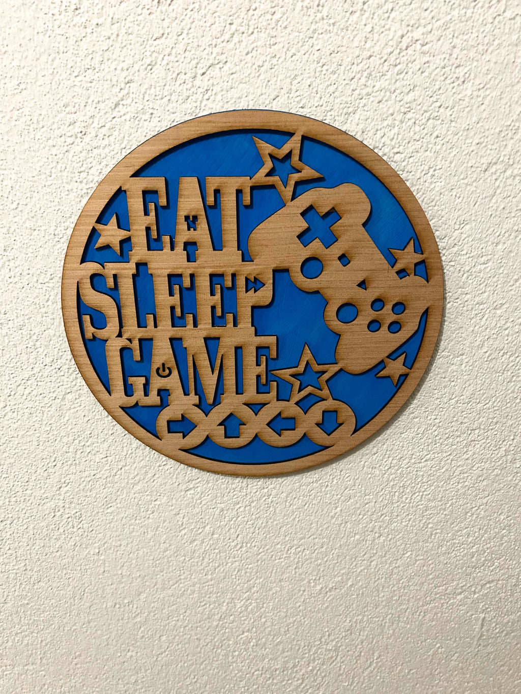 Eet, slaap, game wanddecoratie – decoratie voor gamekamer