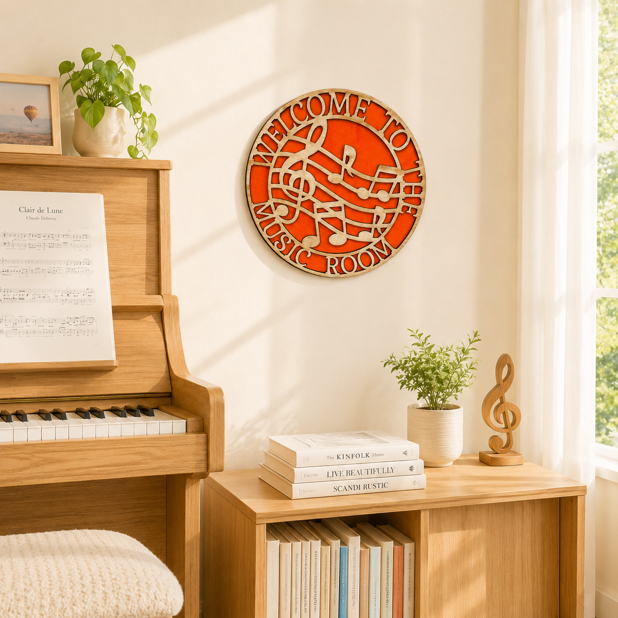 Muziek muurdecoratie