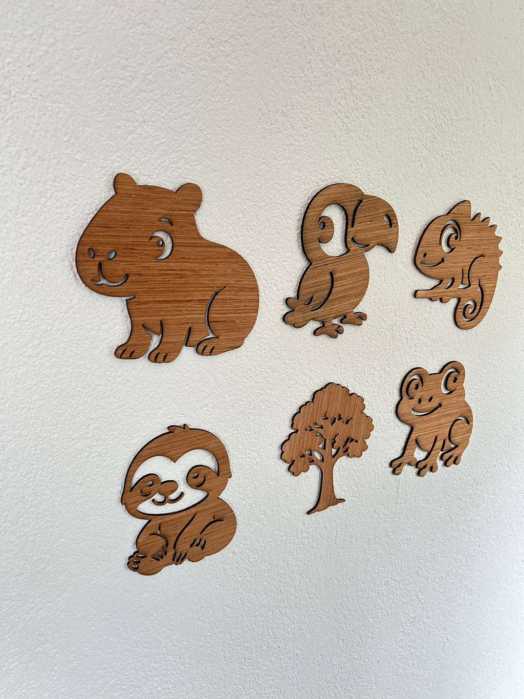 Jungle muurdecoratie set