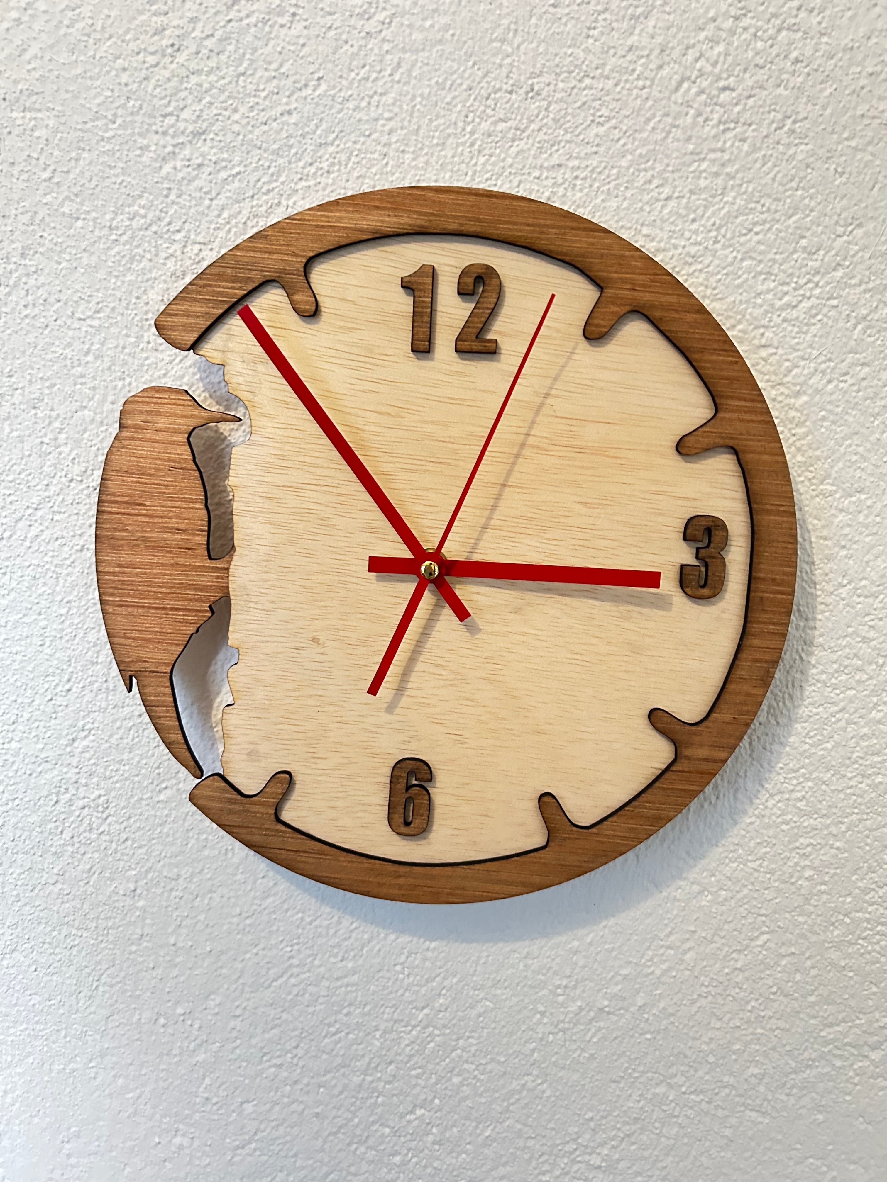Wandklok – specht design