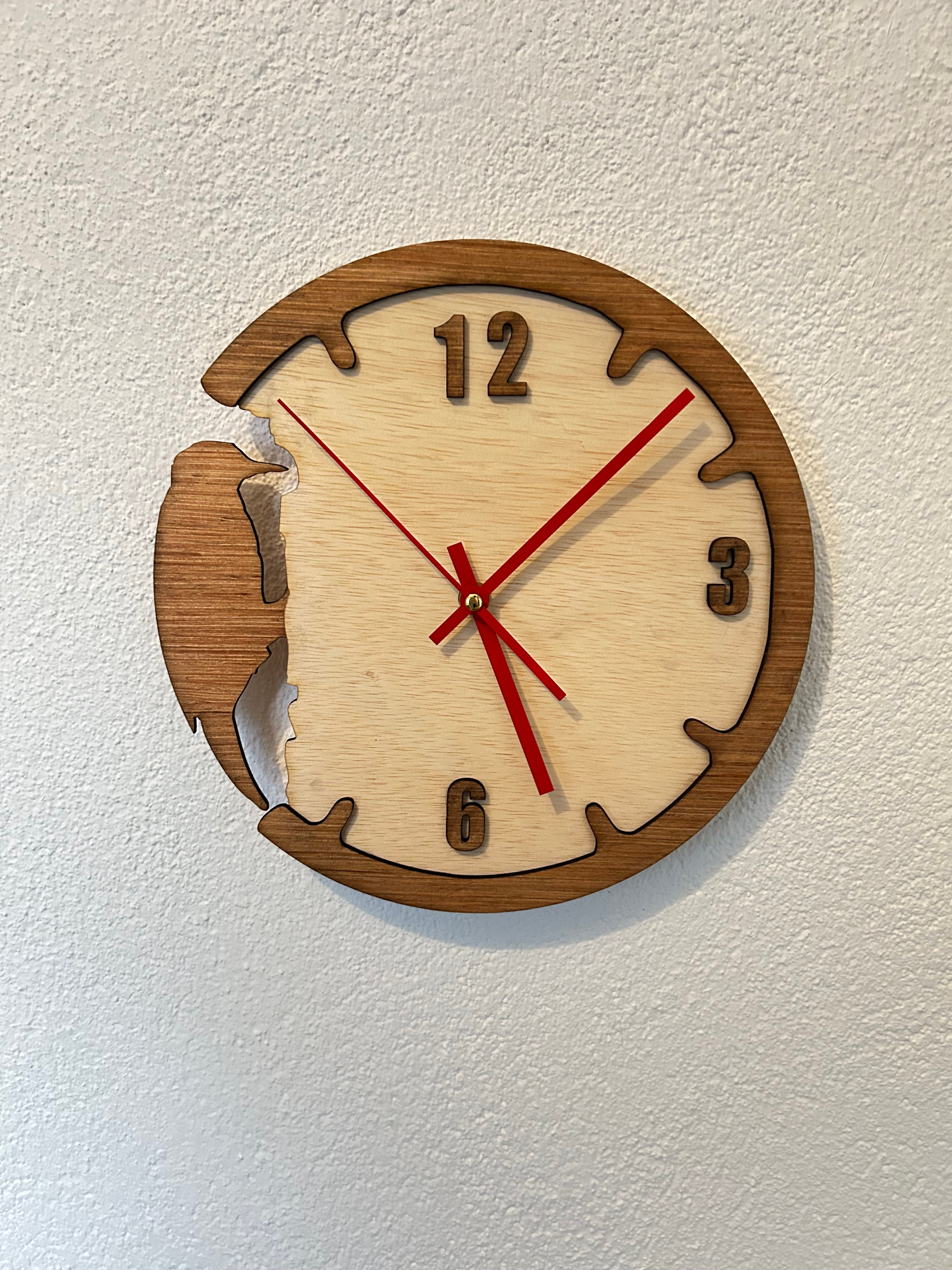 Wandklok – specht design