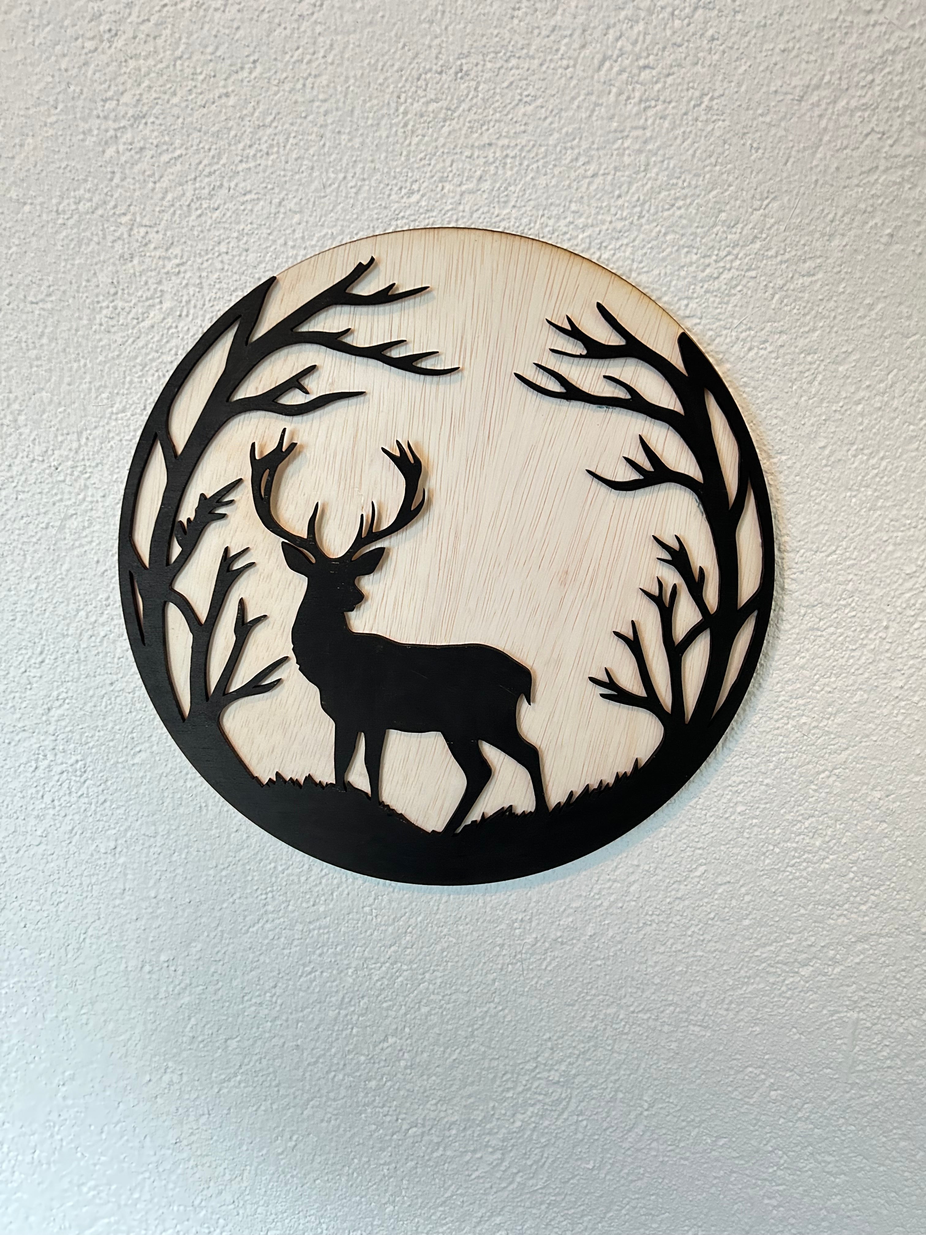 Hert wanddecoratie