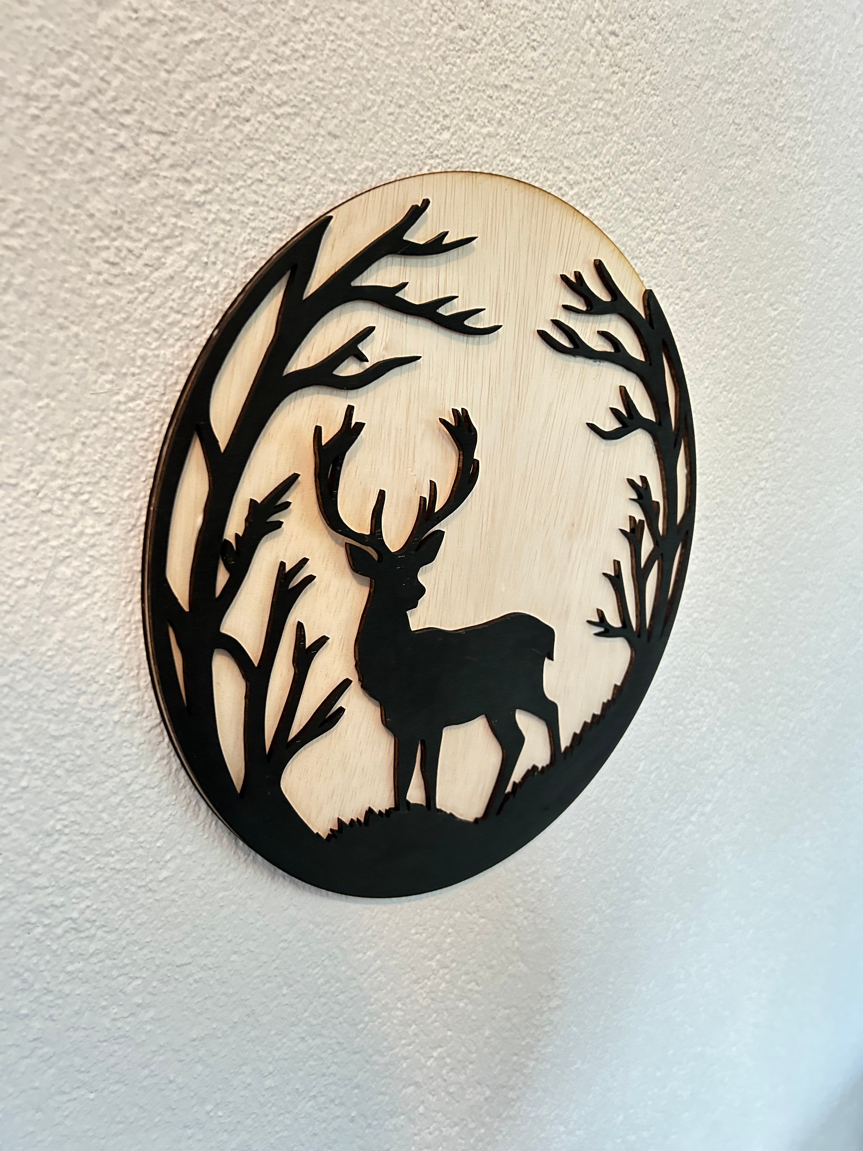 Hert wanddecoratie