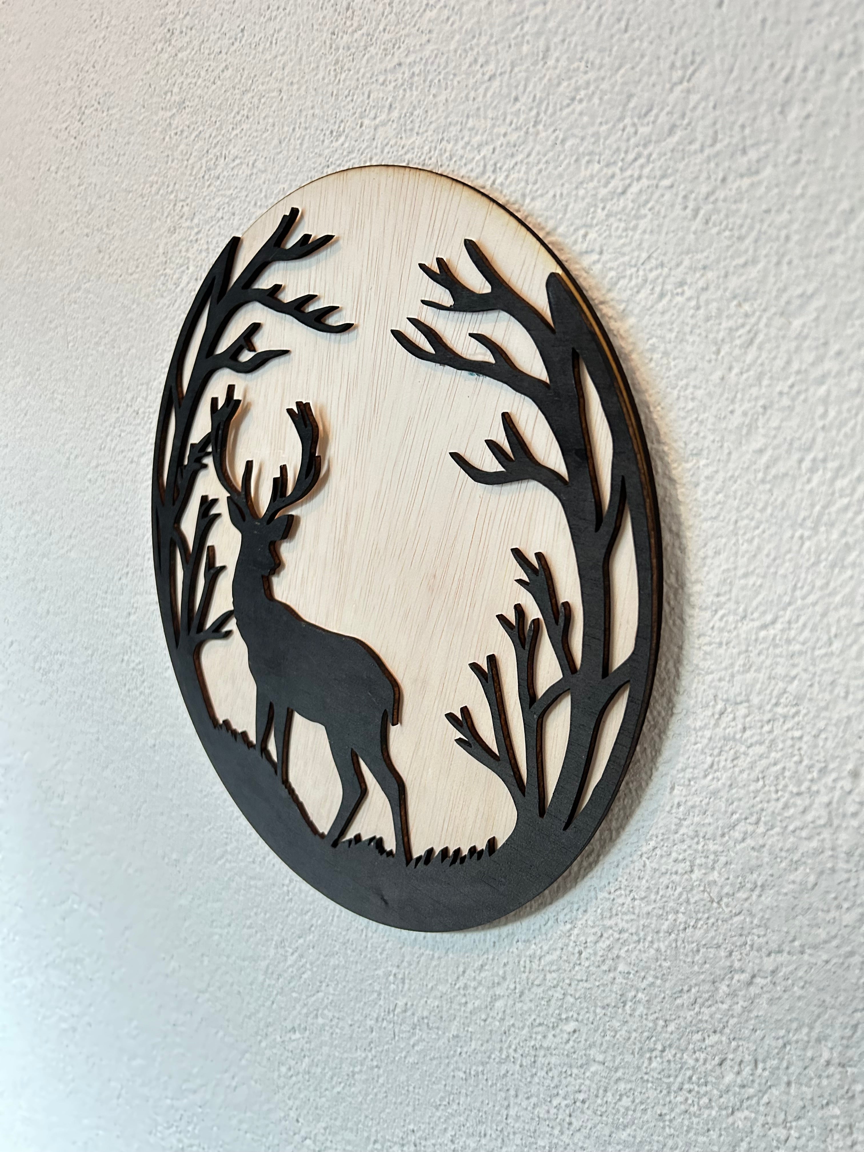 Hert wanddecoratie