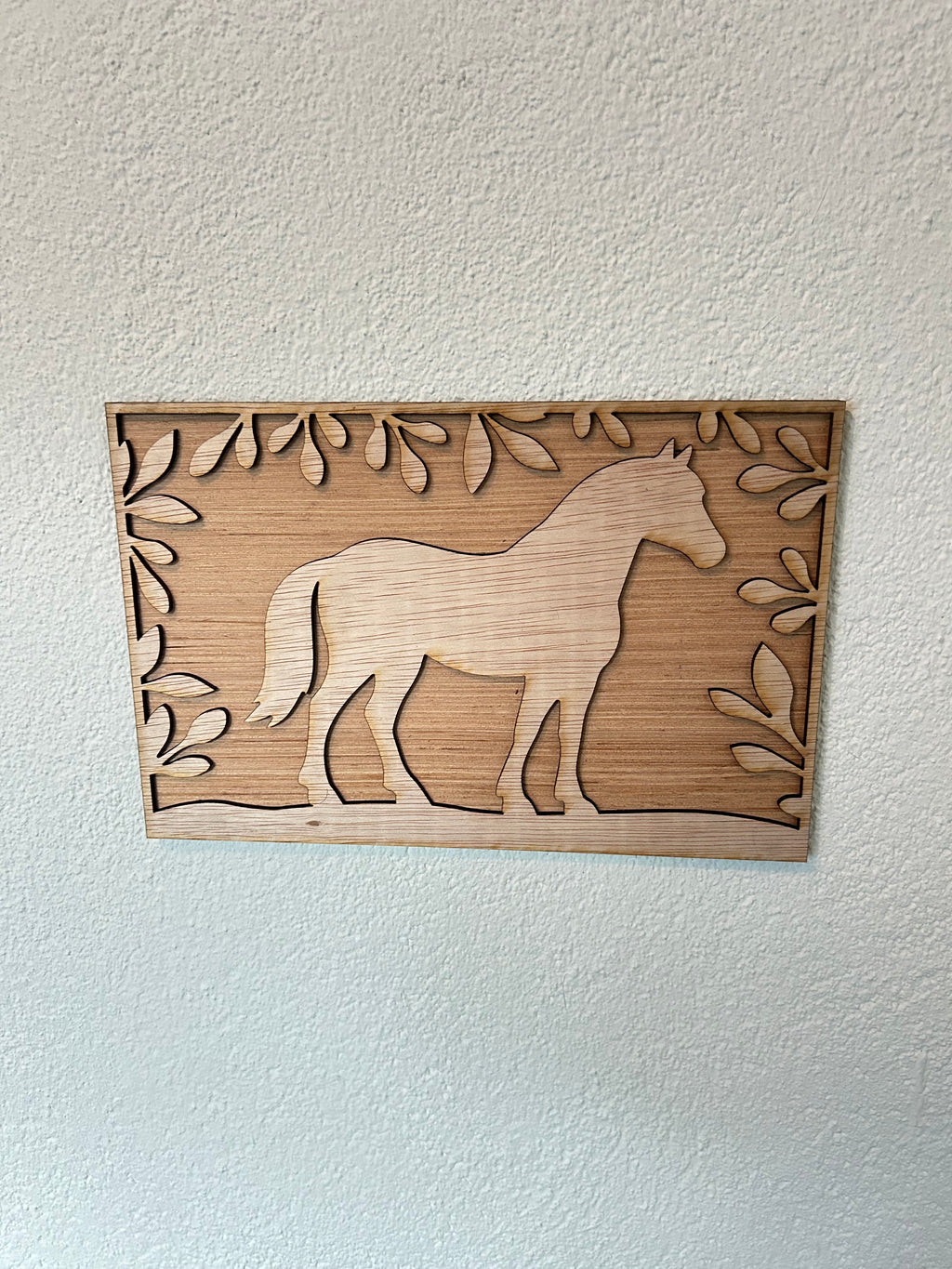 Paard wanddecoratie