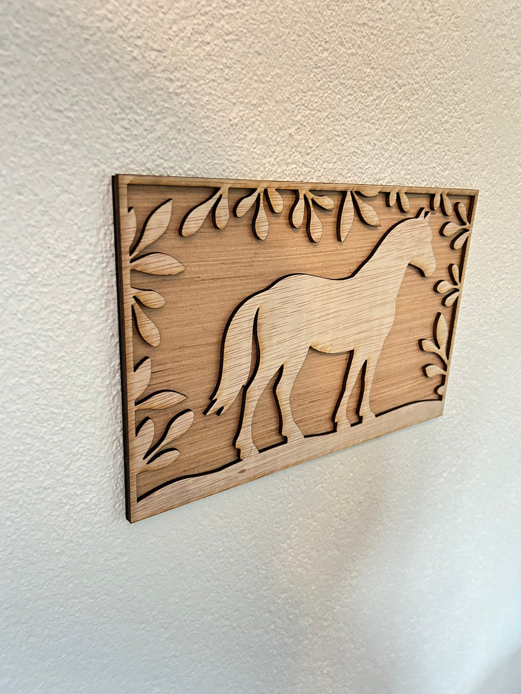 Paard wanddecoratie