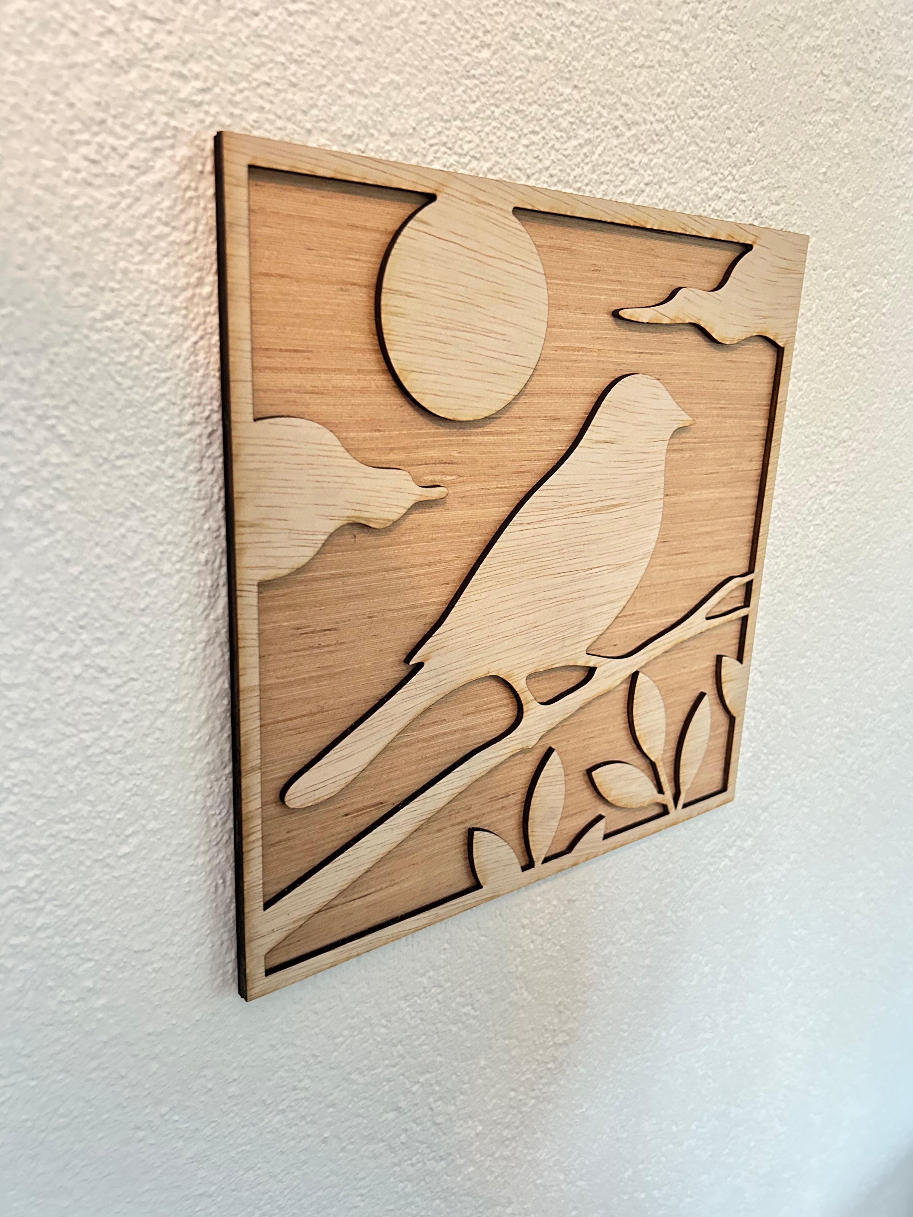Vogel wanddecoratie