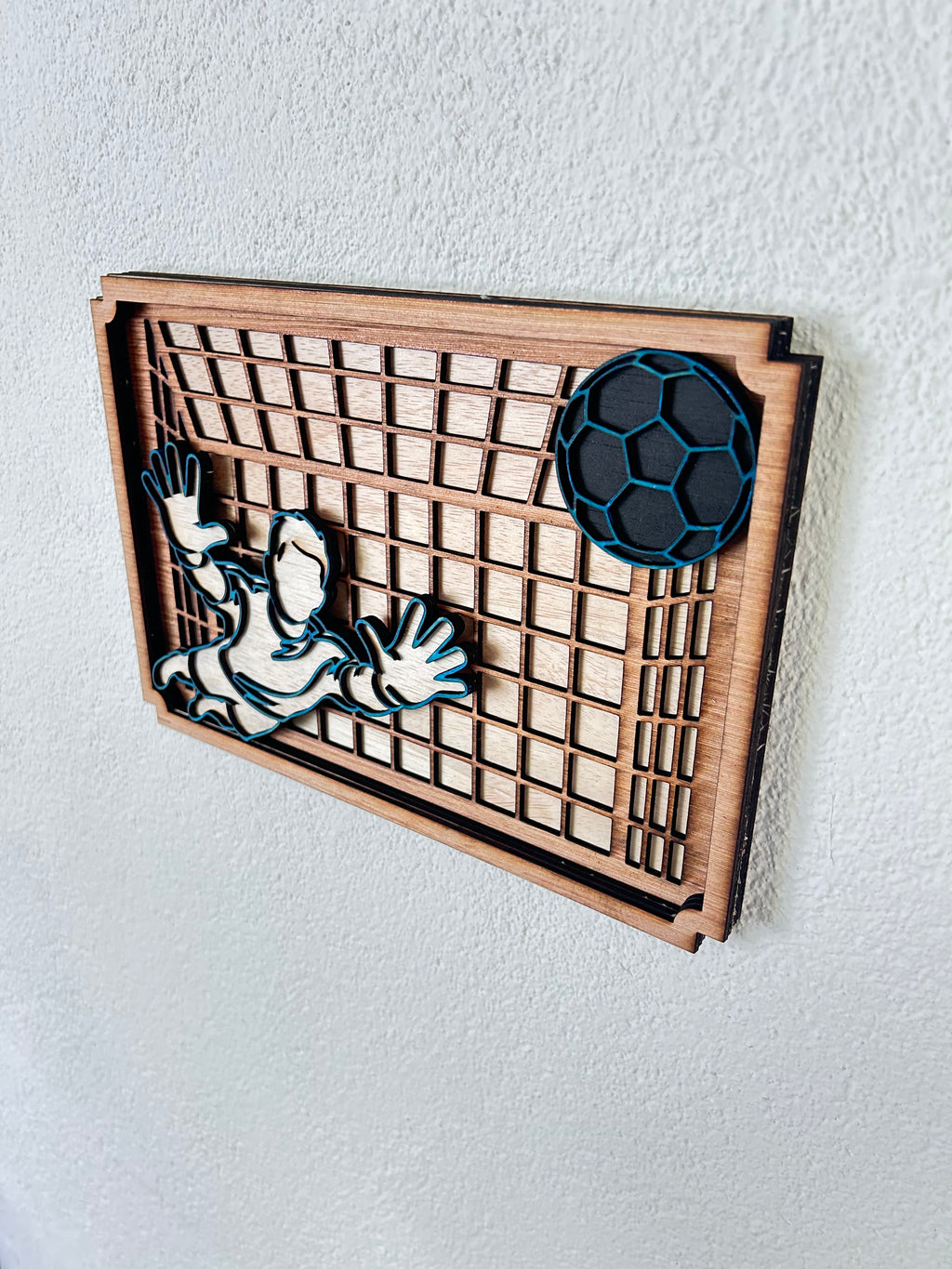 Voetbal keeper wanddecoratie