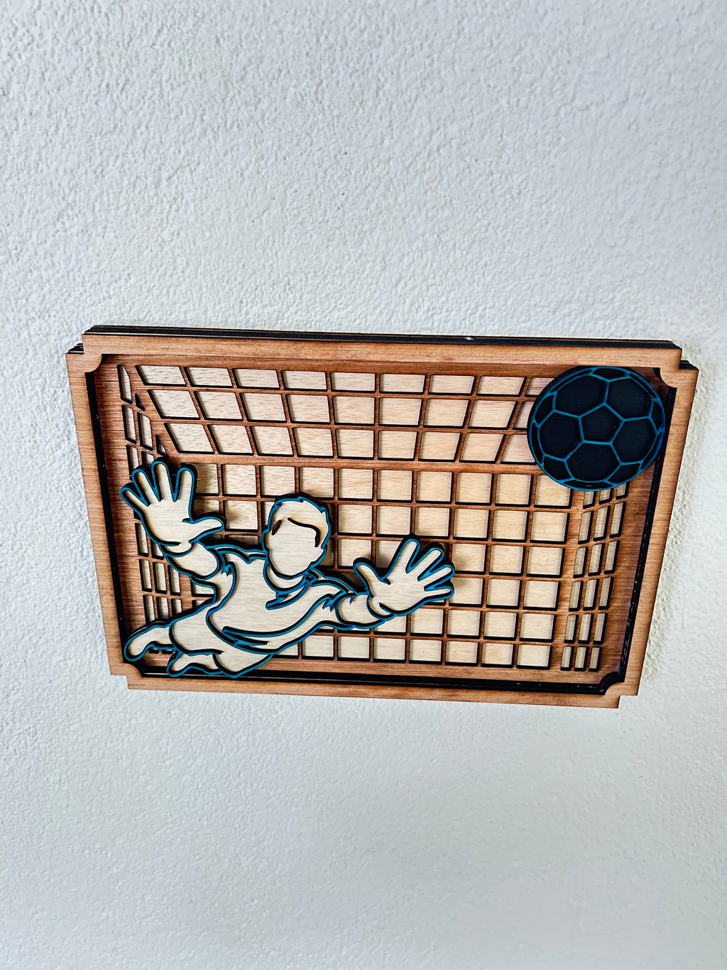Voetbal keeper wanddecoratie