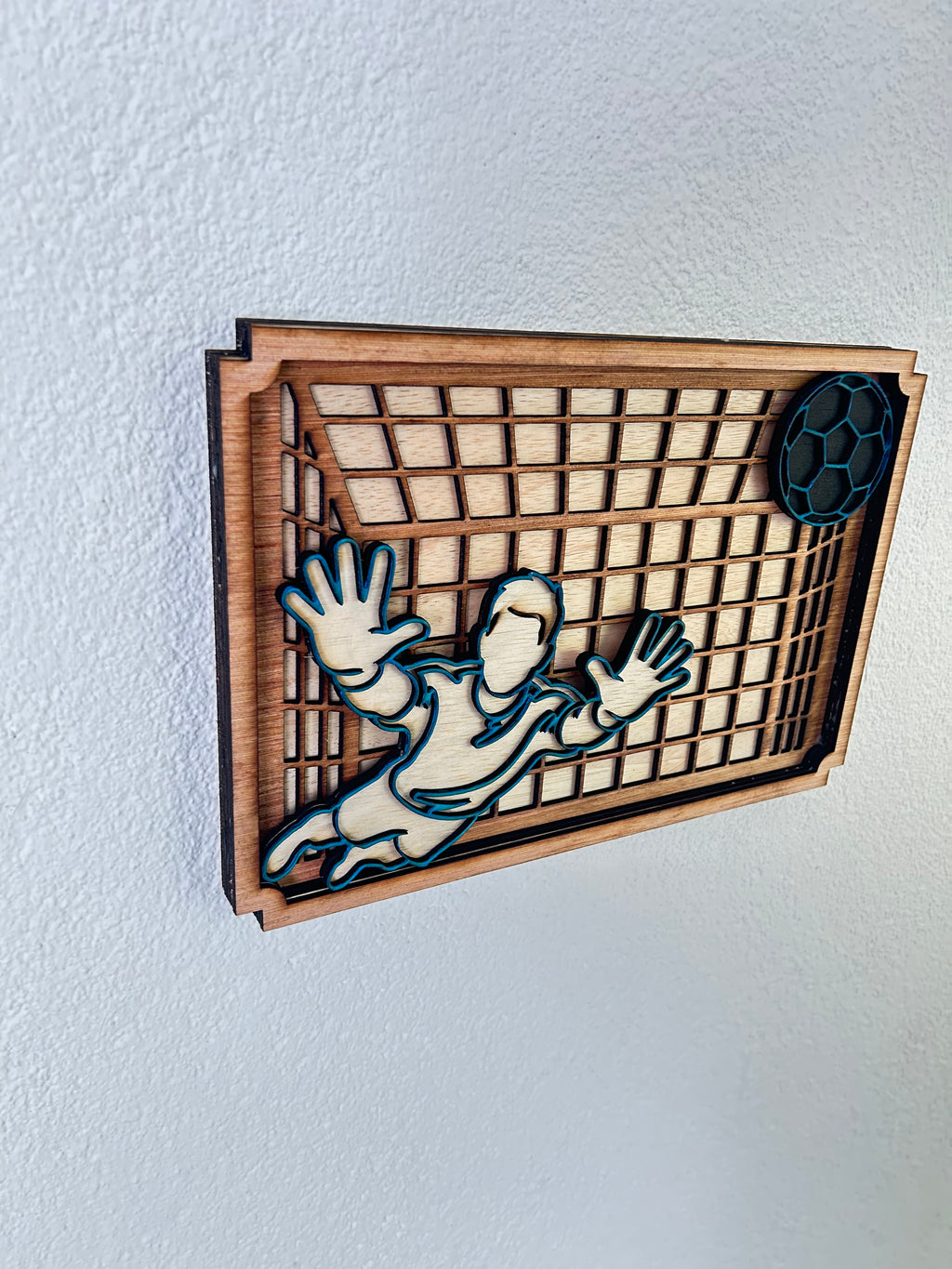 Voetbal keeper wanddecoratie