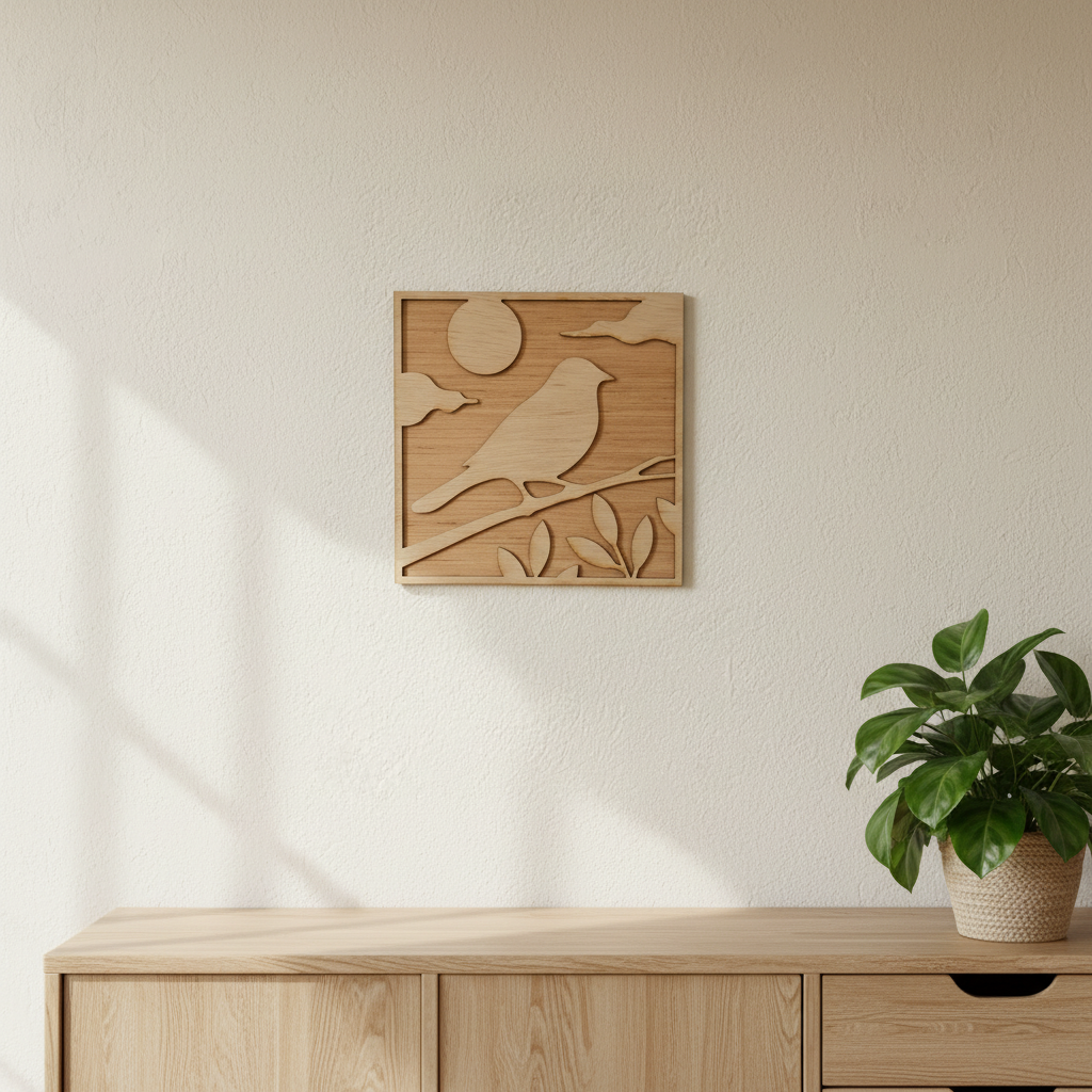 Vogel wanddecoratie