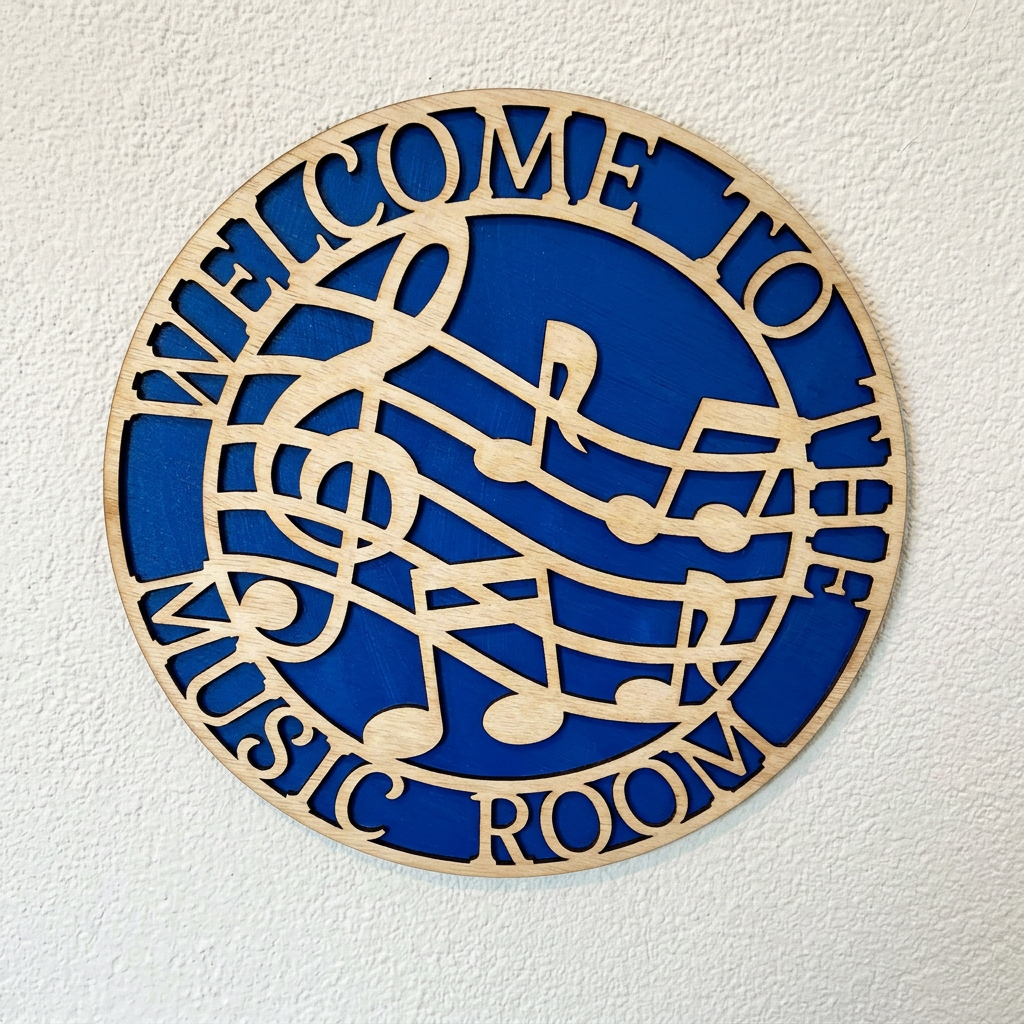 Muziek muurdecoratie